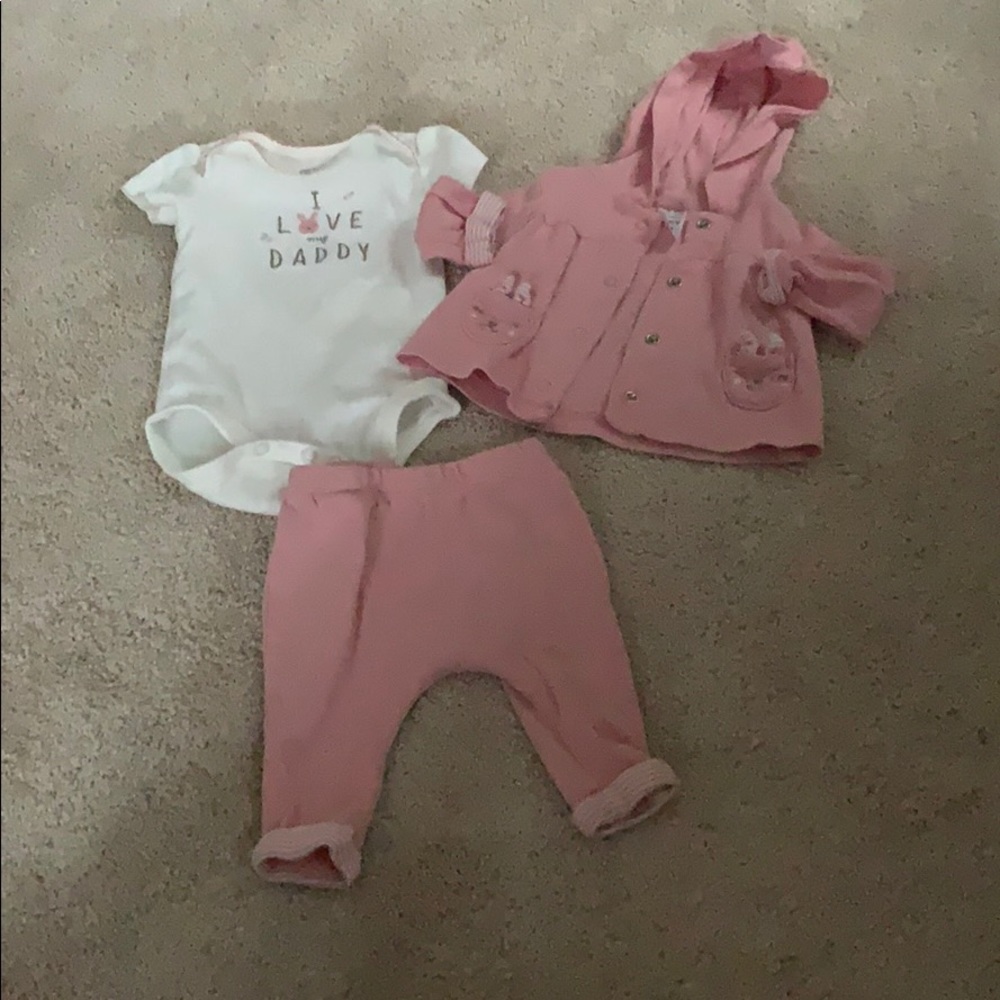 Adorable baby three piece set!